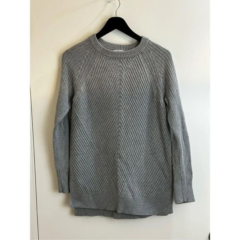 1 State gray sweater size Small 100% cotton